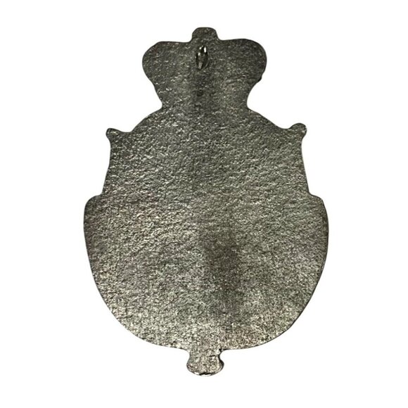 Antique Pewter German Nördlingen Badge With Crown & Eagle Emblem - Picture 3 of 7